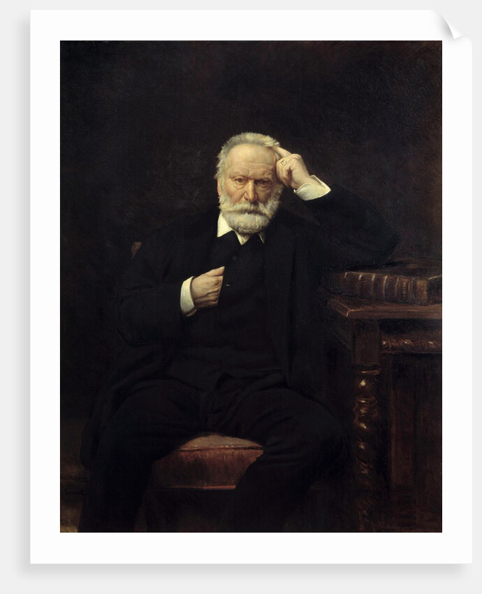 Portrait of Victor Hugo - by Leon Joseph Bonnat