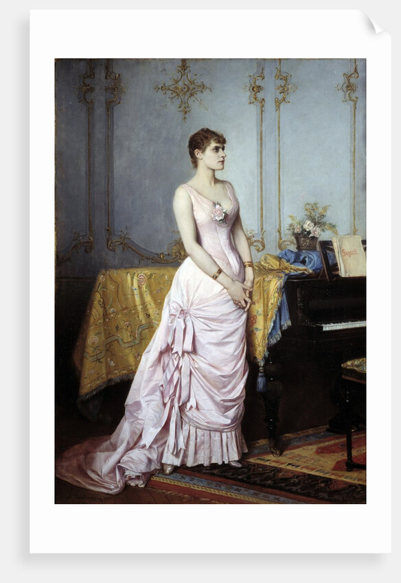 Portrait of the singer Rose Caron by Auguste Toulmouche