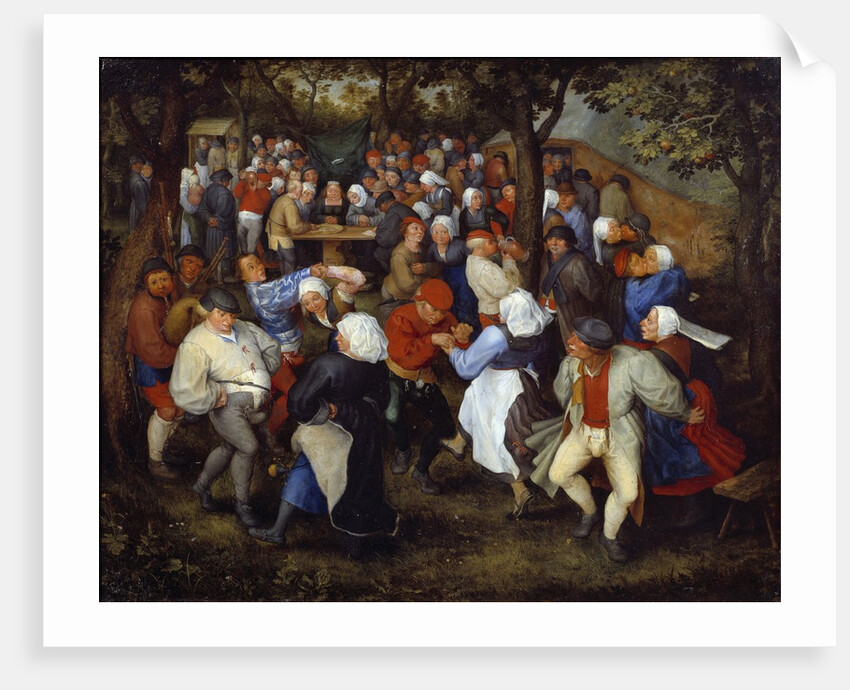 The Feast of the "Rosiere" or Farmers Wedding by Jan Brueghel the Elder