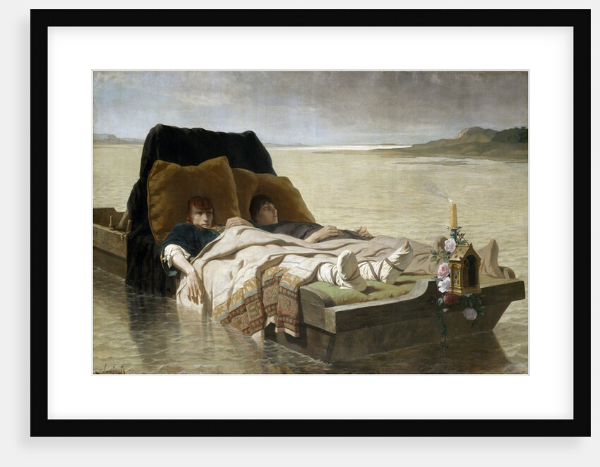 The sons of Clovis II by Evariste Vital Luminais