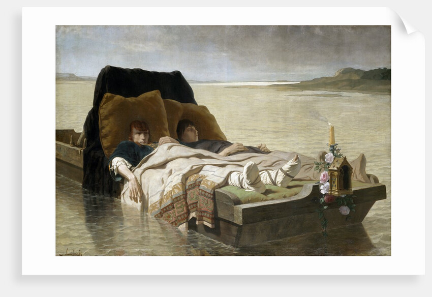 The sons of Clovis II by Evariste Vital Luminais