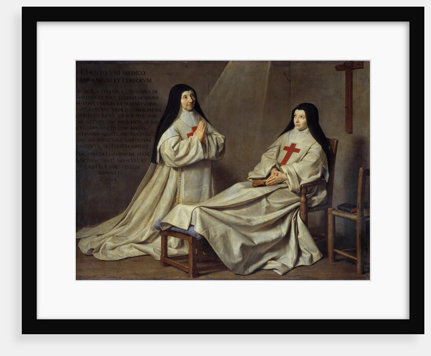 Portraits of the Mother Catherine Agnes Arnauld and Sister Catherine of St. Suzanne Champaigne by Anonymous