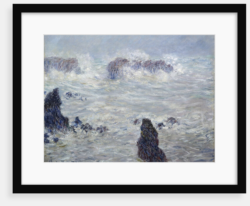 Storm off the coasts of Belle-Ile - by Claude Monet