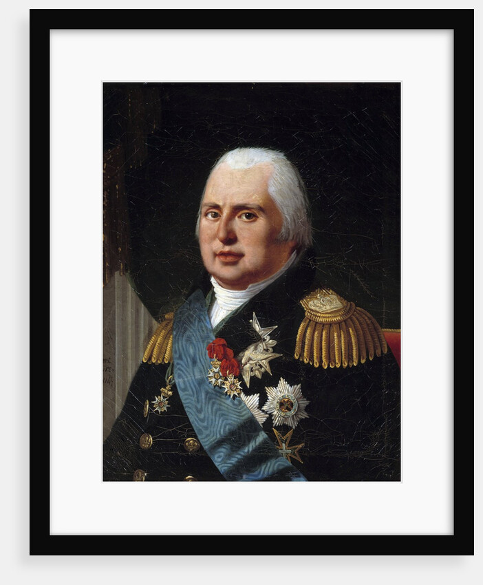 Portrait of Louis XVIII by Robert Lefebvre