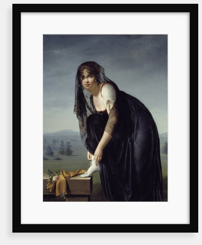 Study from life of a woman or portrait of Madame Soustra by Marie Denise Villers