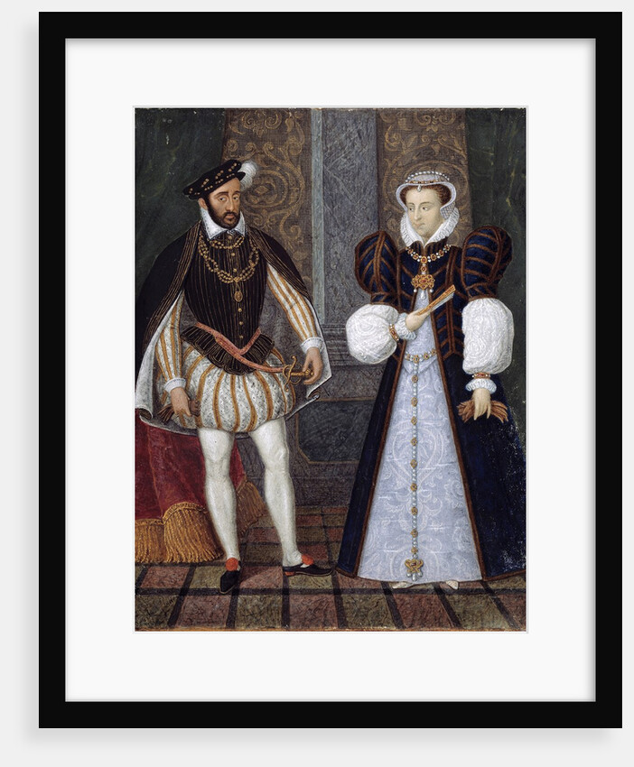 Portraits of Henry II and Catherine de Medicis by Anonymous