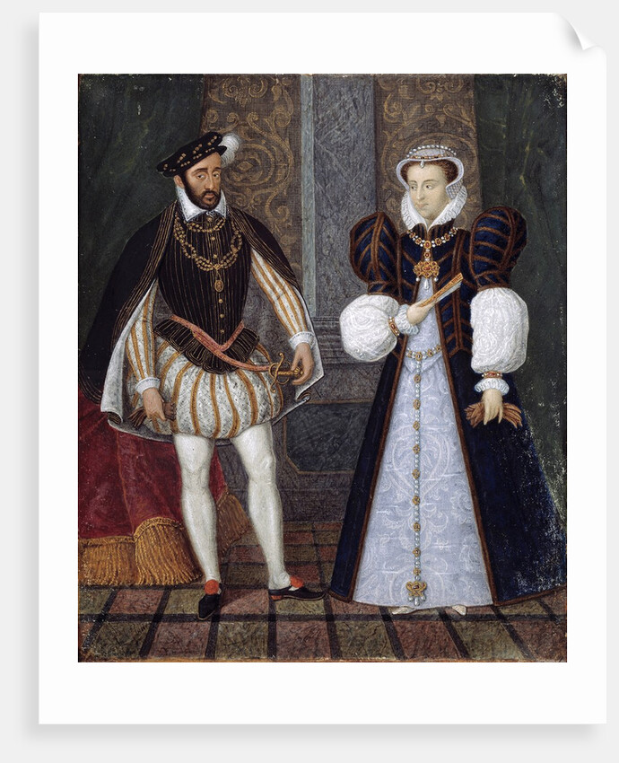Portraits of Henry II and Catherine de Medicis by Anonymous