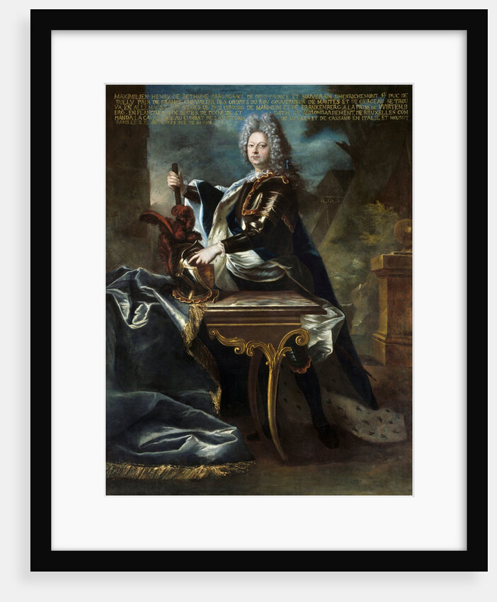 Portrait of Maximilien Henri VI de Bethune attributed to Hyacinthe Rigaud by Anonymous