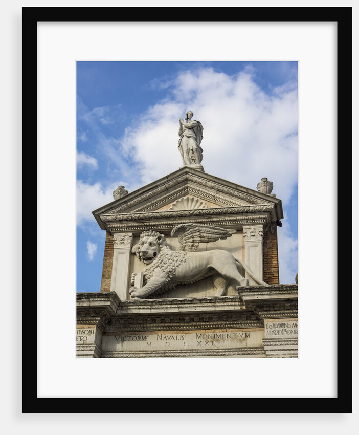 Top of Arsenal entrance with Carvings and Statues by Anonymous