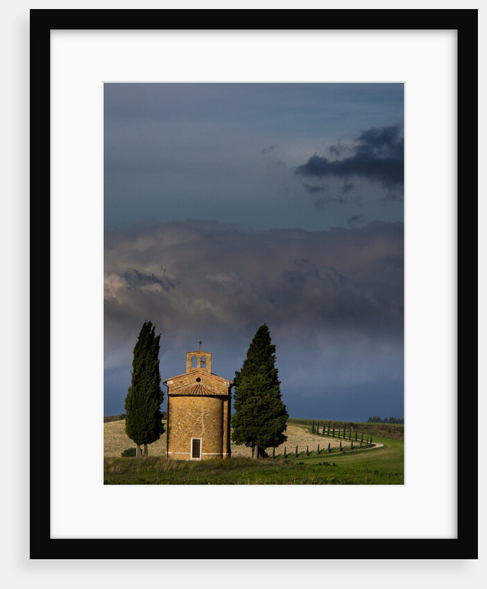 Vitaleta chapel near Val Di Orcia With morning light also known as theÃ¢â‚¬â„¢ Church of the MadonnaÃ¢â‚¬â„¢ by Anonymous