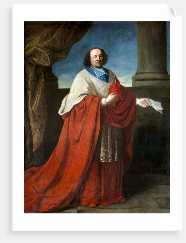 Portrait of Cardinal de Cambout de Coislin by Anonymous