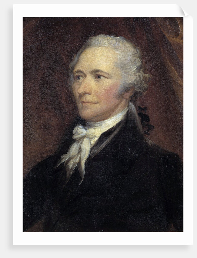Portrait of Alexander Hamilton by George Healy