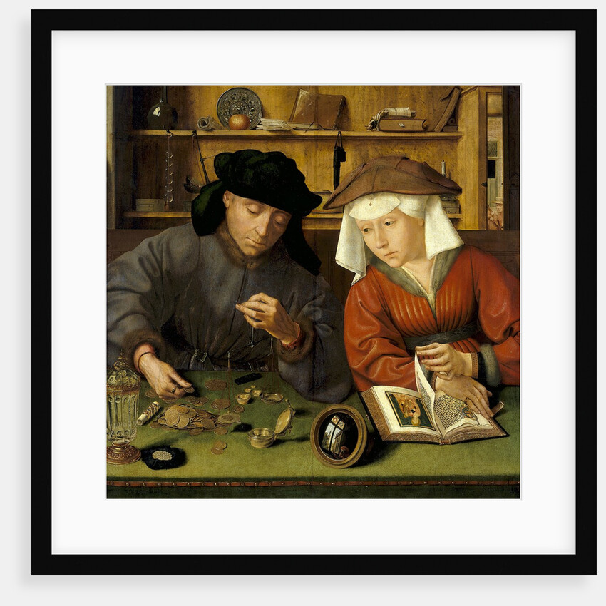 The Moneylender and His Wife by Quentin Massys