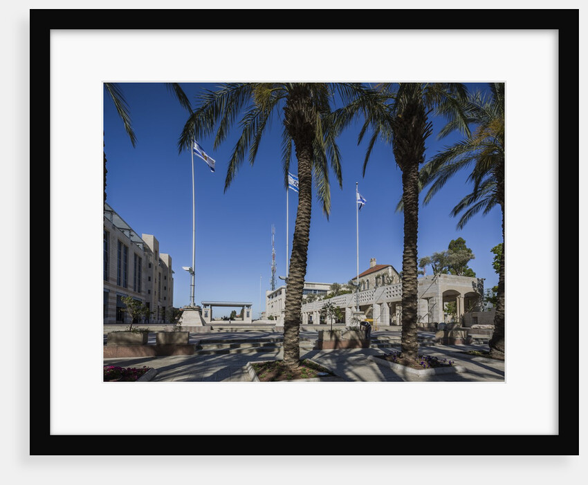 New City, view of Safra square with the City Hall by Anonymous