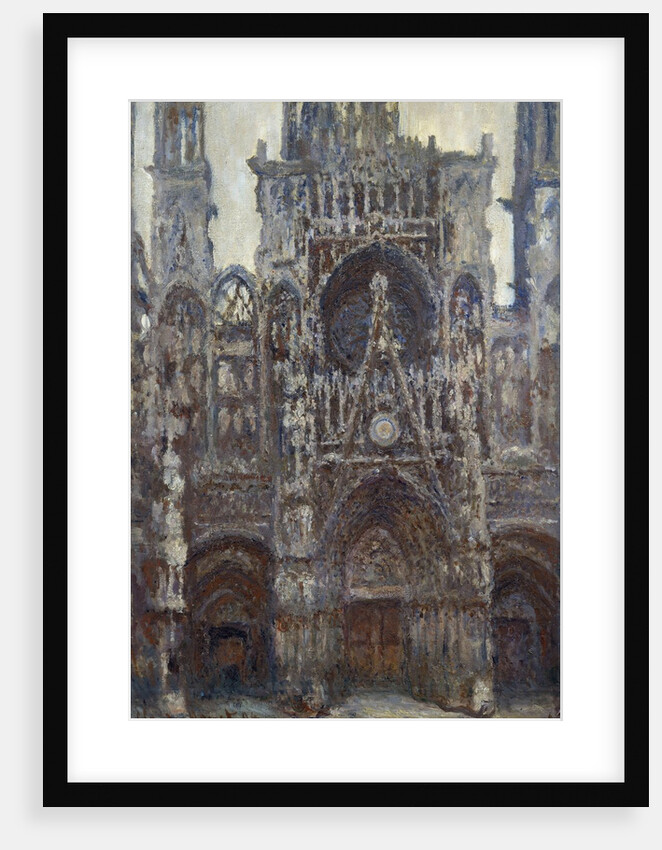 Rouen Cathedral, Harmony in Brown by Claude Monet