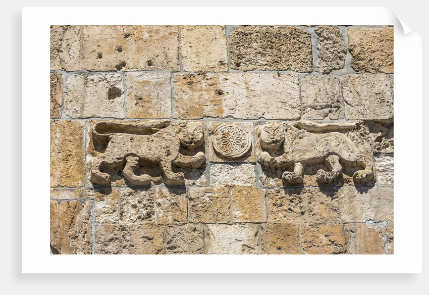 Old Town, detail of the Lions' Gate (also known as St. Stephen's Gate) by Anonymous