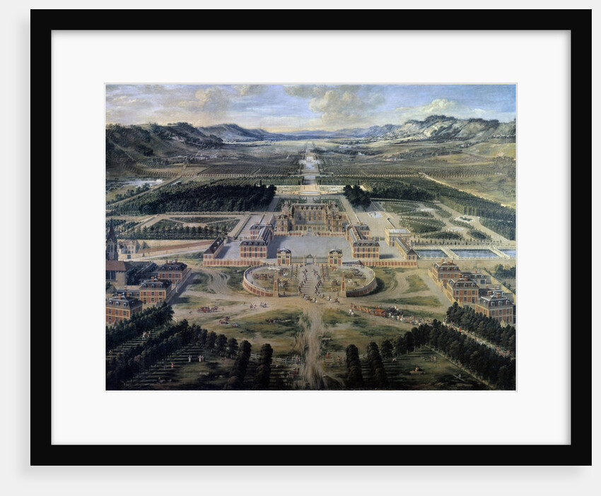 View of the Castle and Gardens of Versailles, 1668 by Pierre Patel-the father
