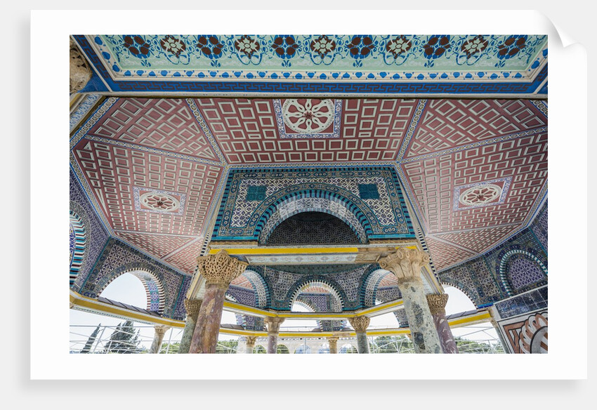 Old City, Temple Mount, detail of the Dome of the Chain by Anonymous