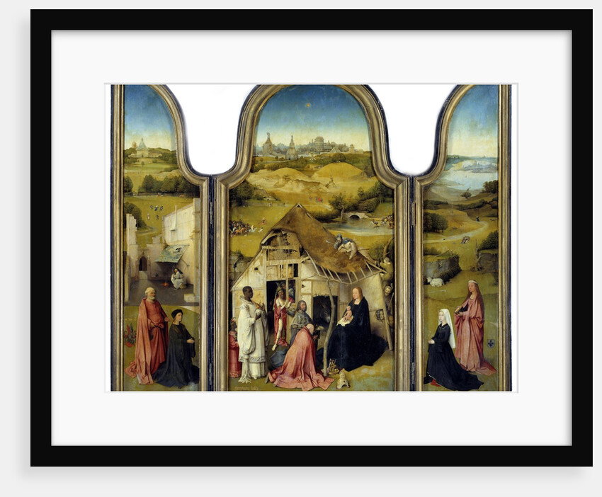 Adoration of the Magi or the Epiphany - by Hieronymus Bosch