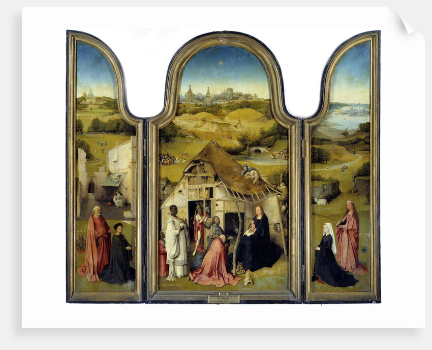 Adoration of the Magi or the Epiphany - by Hieronymus Bosch