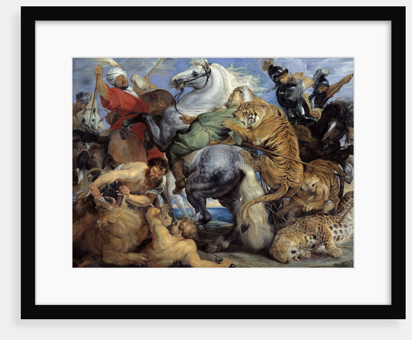 The Tiger Hunt by Peter Paul Rubens