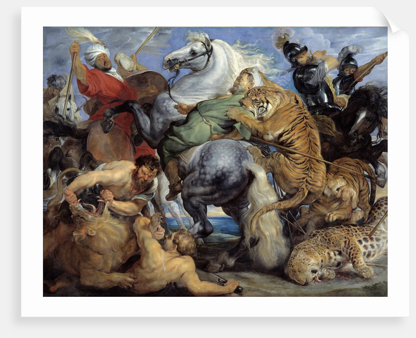 The Tiger Hunt by Peter Paul Rubens