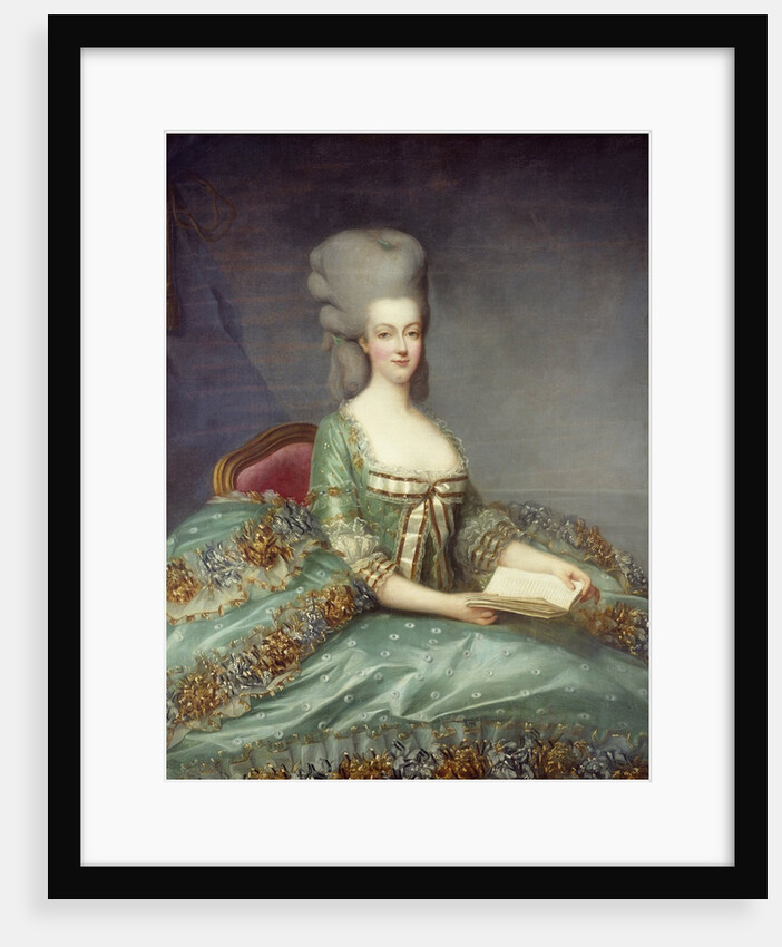 Portrait of Marie Antoinette, Queen of France - by Francois Hubert Drouais