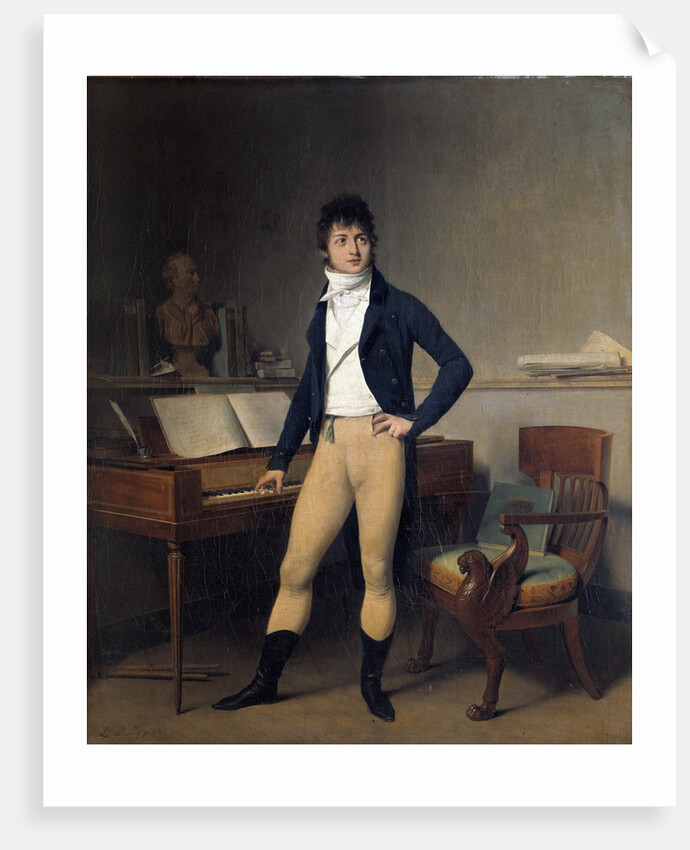 Portrait of Francois Adrien Boieldieu by Louis Leopold Boilly