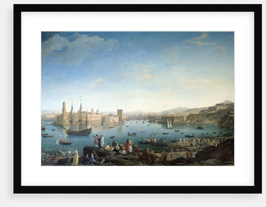 The entrance of the harbour of Marseille in 1754 by Joseph Vernet