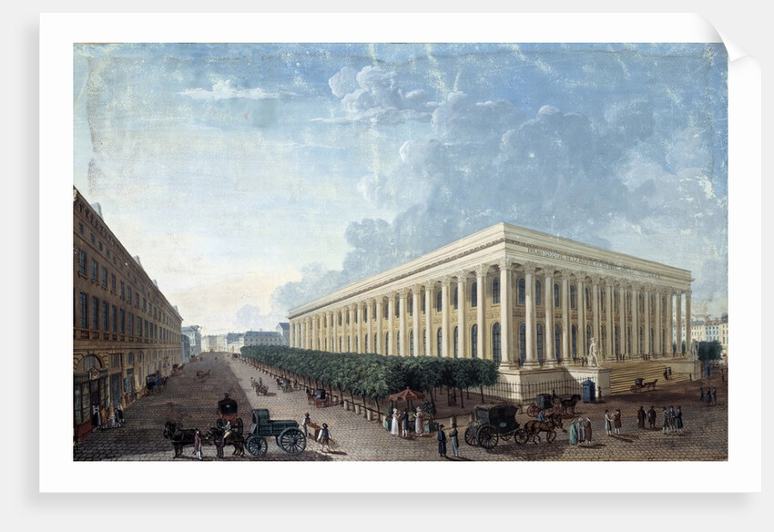 The Palais de la Bourse by Henri Courvoisier Voisin