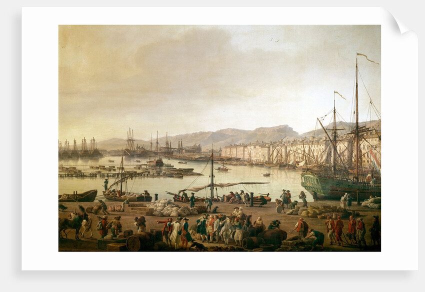 View of the Sea-Port of Toulon by Joseph Vernet
