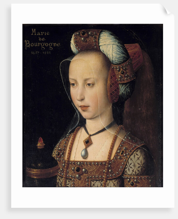 Portrait of the Duchess Mary of Burgundy by Anonymous