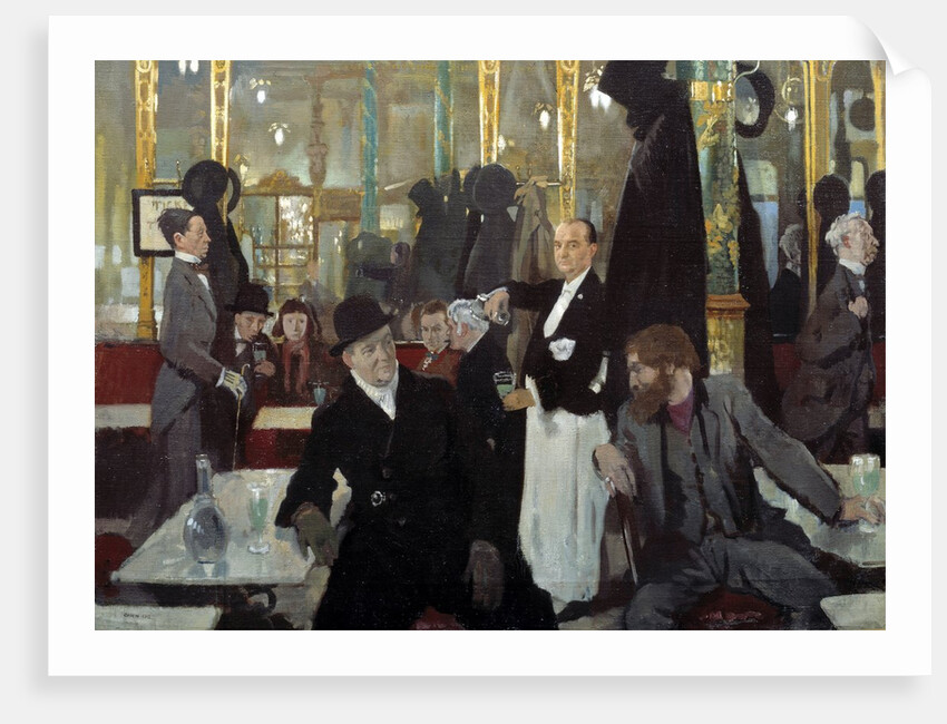 The Cafe Royal in London by Sir William Orpen
