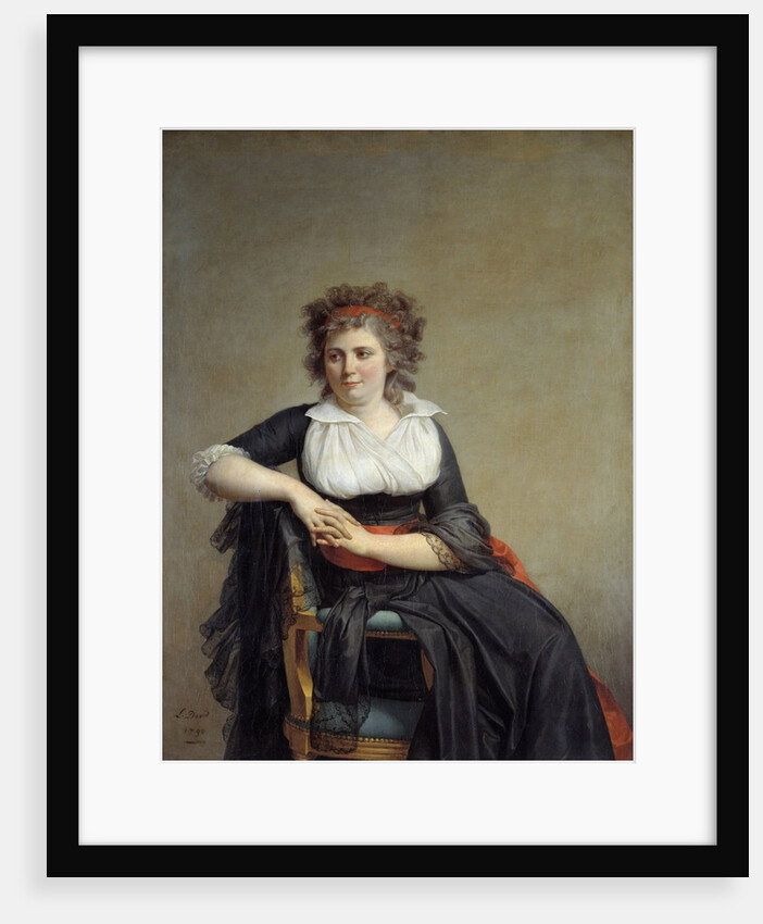 Portrait of the Marquise d'Orvilliers by Jacques Louis David
