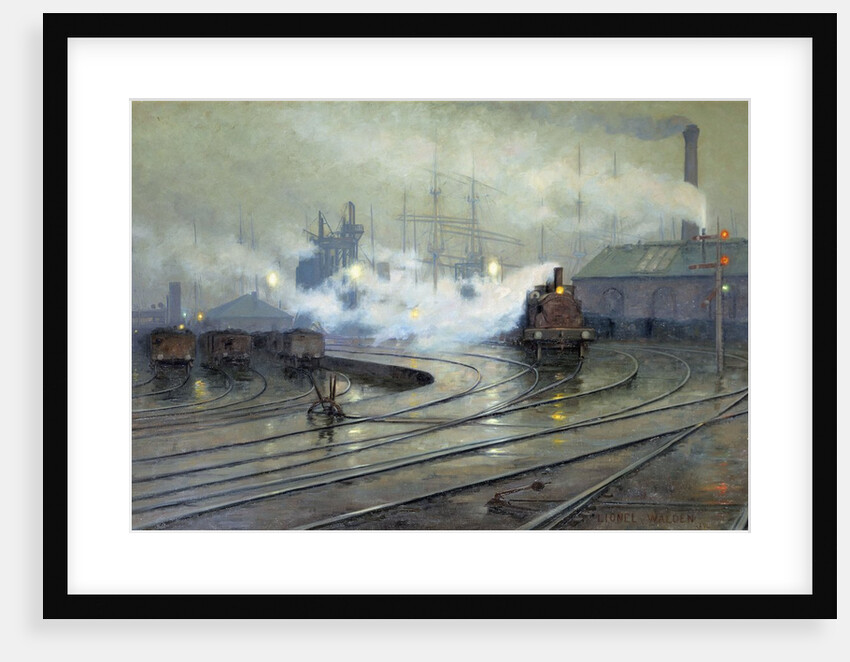 Cardiff Docks by Lionel Walden