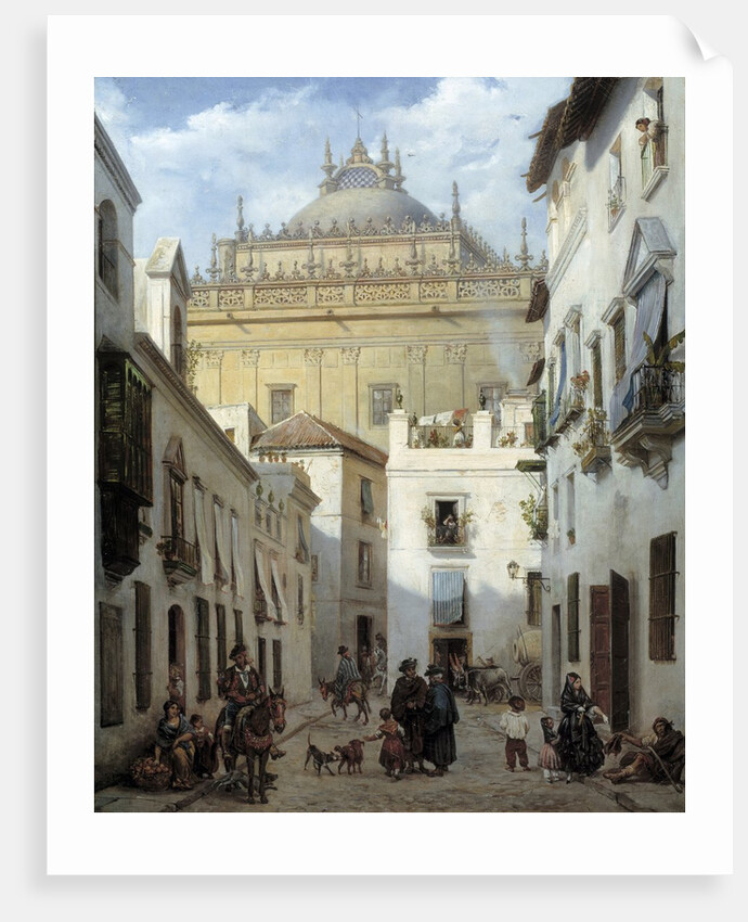 View of Seville by Julien Leopold Boilly
