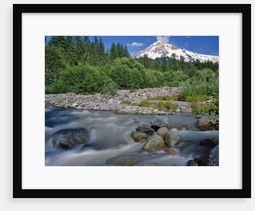 Upper Sandy River & Mt. Hood by Anonymous