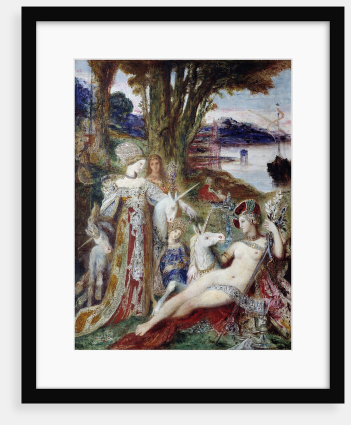 The Unicorns by Gustave Moreau