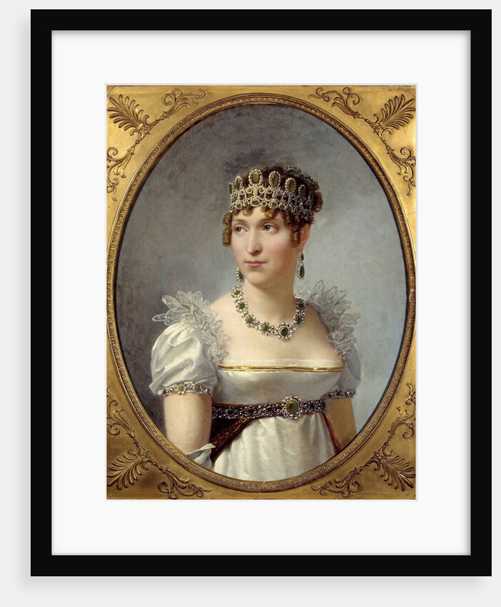 Portrait of Queen Hortense de Beauharnais - by Jean-Baptiste Regnault