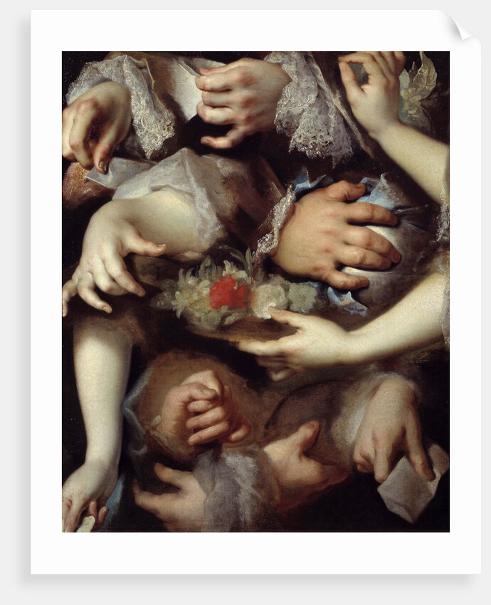 Study of hands - by Nicolas de Largilliere