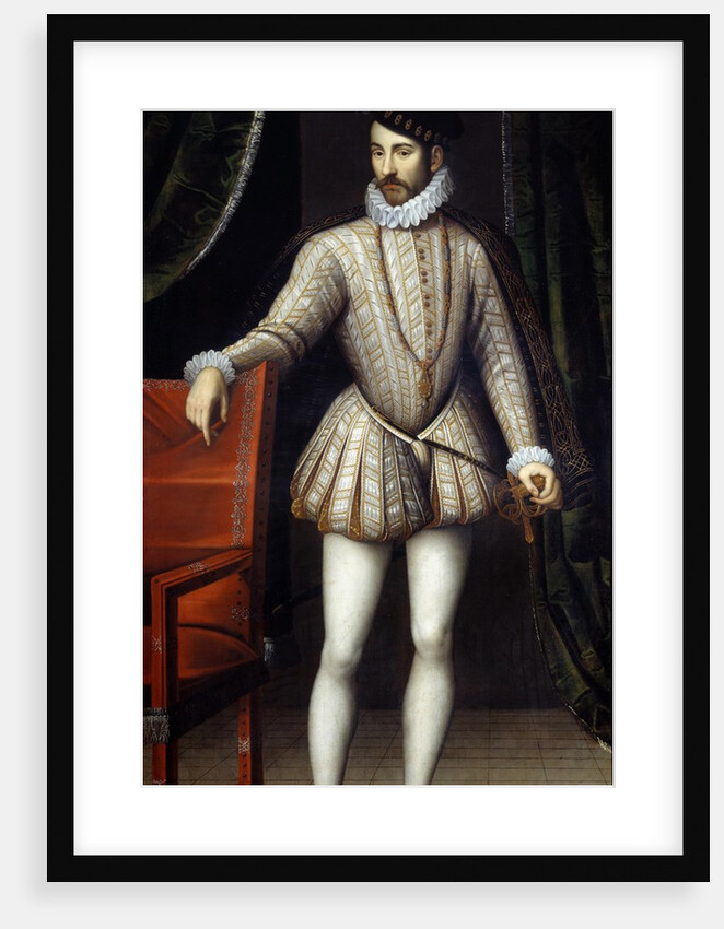Portrait of Charles IX, king of France - by Francois Clouet