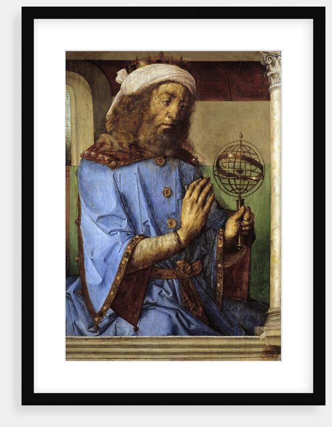 Portrait of Ptolemy - by Pedro Berruguete and Juste De Gand by Anonymous