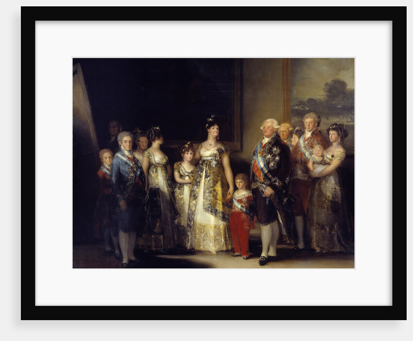 Charles IV of Spain (1748-1819) and his family - by Francisco de