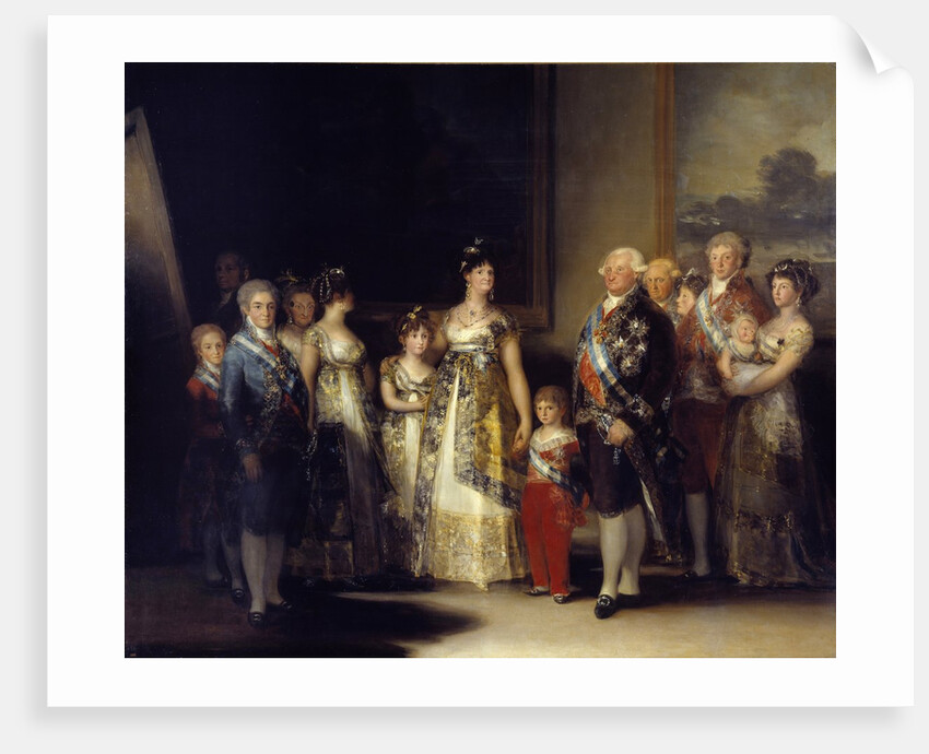 Charles IV of Spain (1748-1819) and his family - by Francisco de
