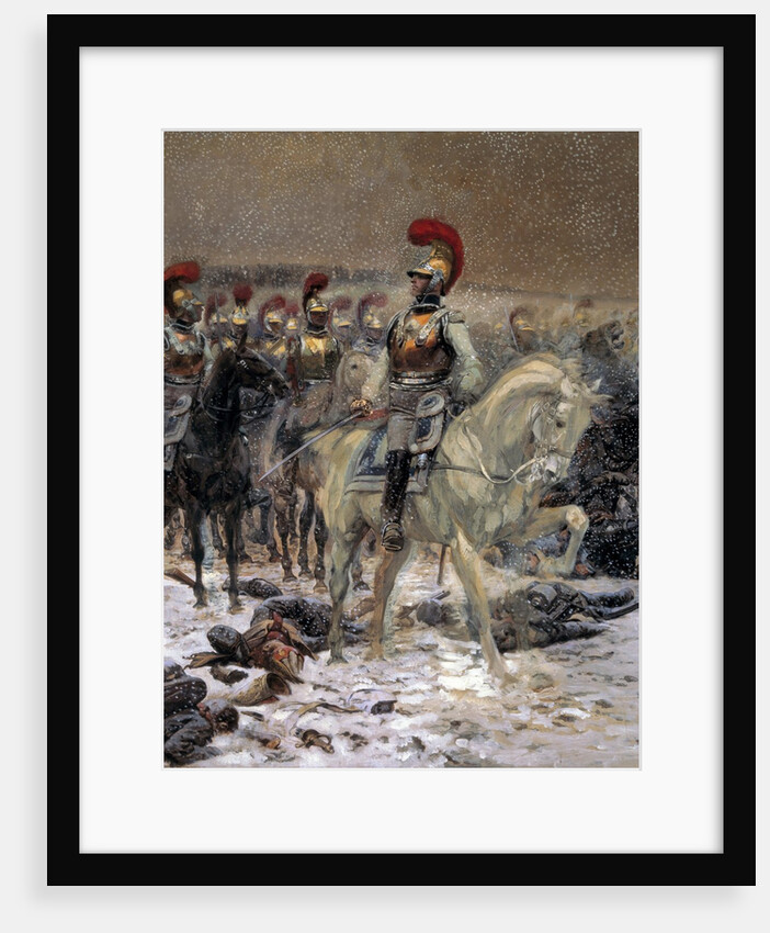 Before the charge, the Carabiniers at Winkowo by Jean-Baptiste-Edouard Detaille
