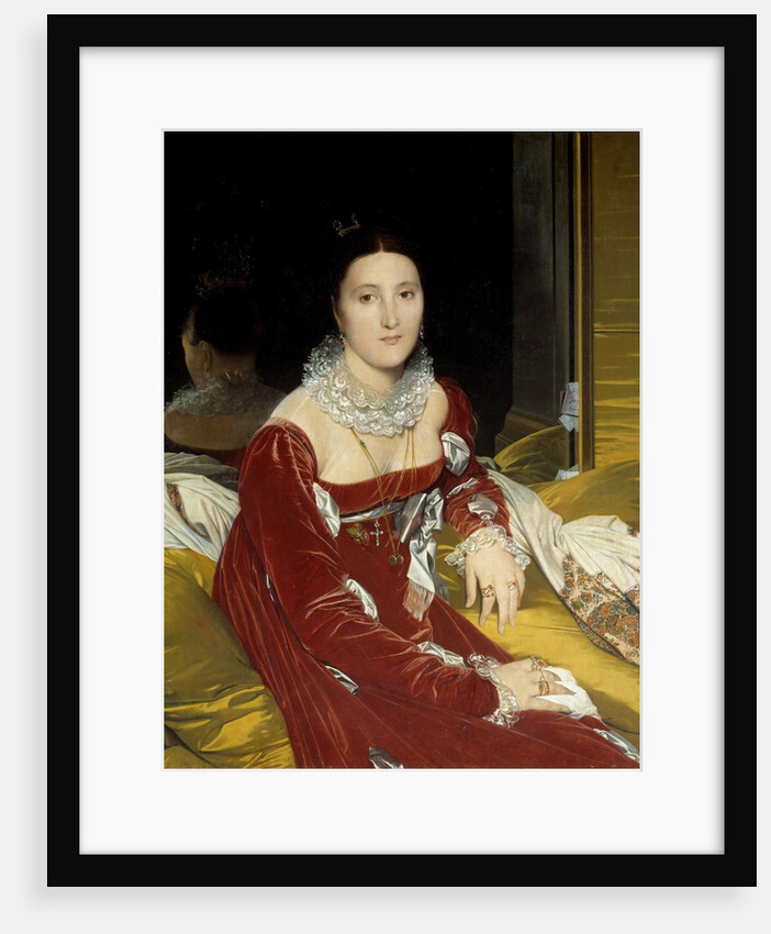 Portrait of Madame de Senonnes by Jean Auguste Dominique Ingres