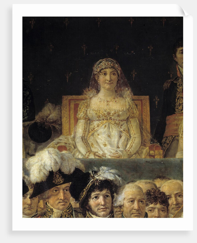 Detail of The Consecration of the Emperor Napoleon I by Jacques Louis David