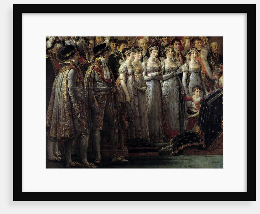 Detail of The Consecration of the Emperor Napoleon I by Jacques Louis David