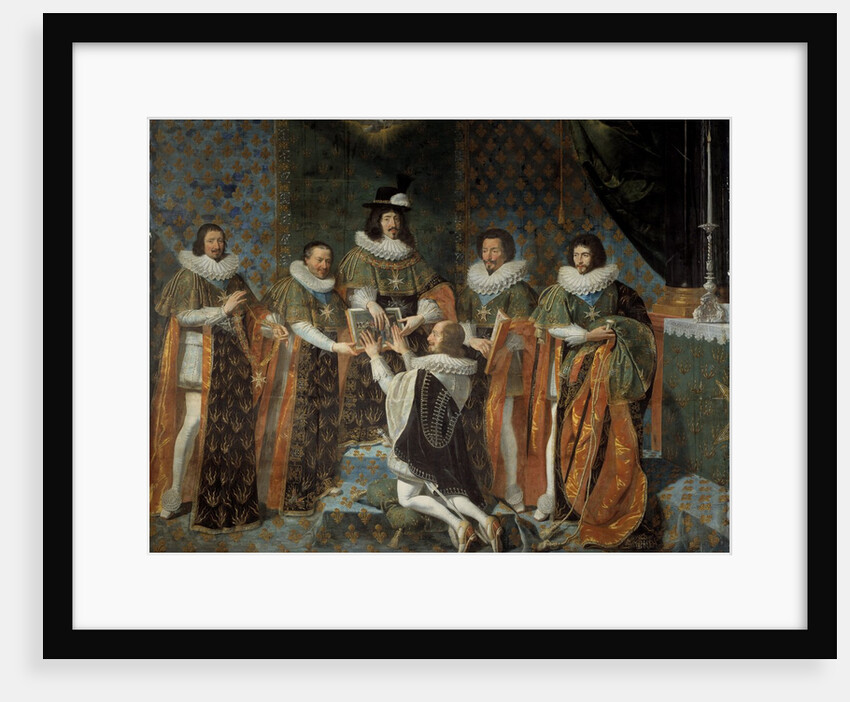 Henri d'Orleans Receiving Knight of the Order of the Holy Spirit by Philippe de Champaigne