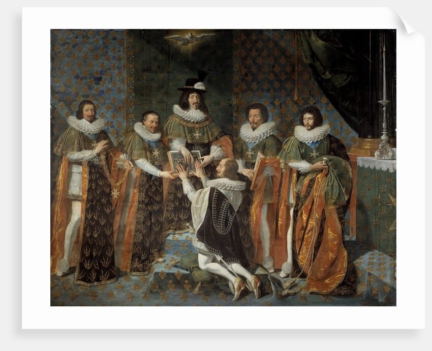 Henri d'Orleans Receiving Knight of the Order of the Holy Spirit by Philippe de Champaigne